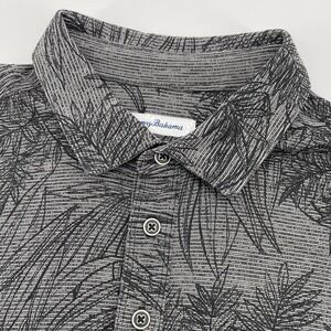 Tommy Bahama Palmetto Beach Polo Men's Size Large Leaf Print Short Sleeve Shirt